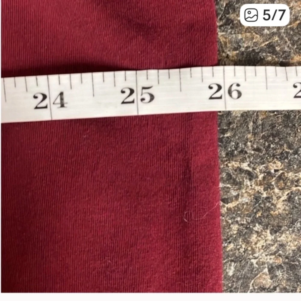 3/$15 ❤️ Ava & Viv wine colored detailed shirt 2x - Picture 5 of 7